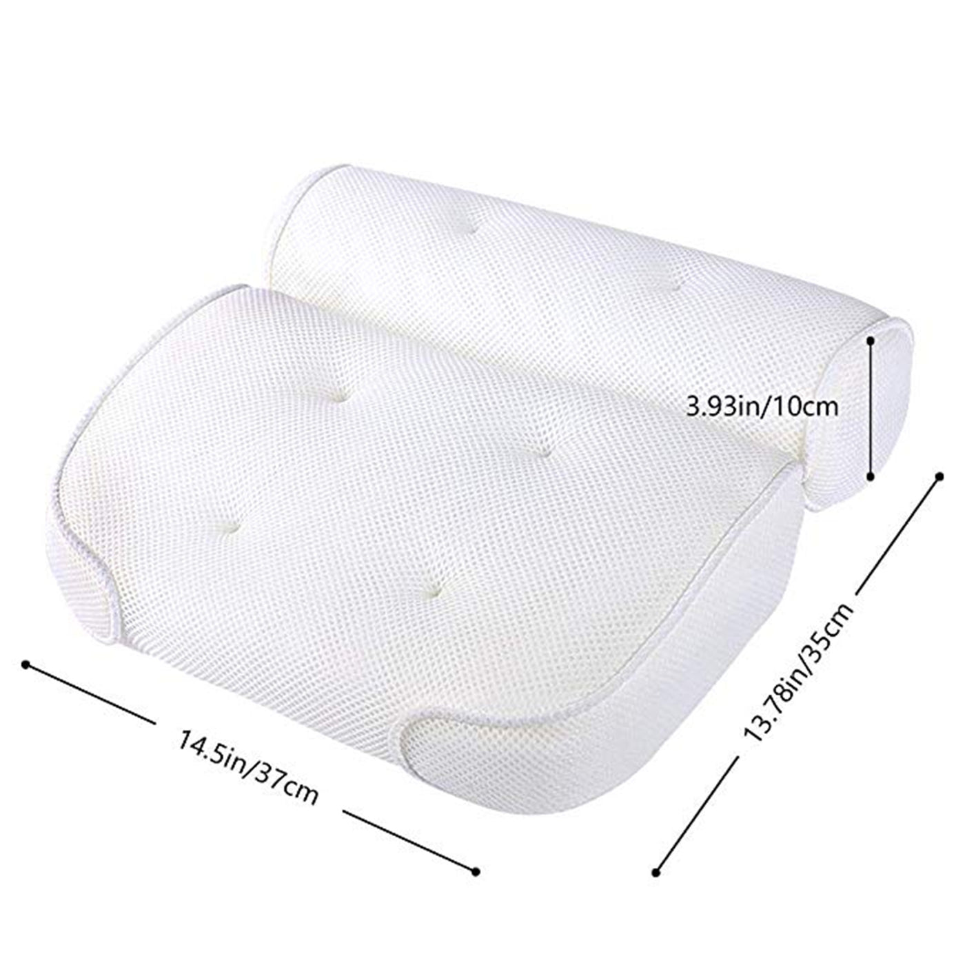 Bathroom suction cup pillow spa pillow bathtub pillow 3D mesh pillow
