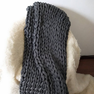 Hand Woven Weighted Gravity Blanket Deep Pressure Sleep Aid