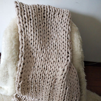 Hand Woven Weighted Gravity Blanket Deep Pressure Sleep Aid