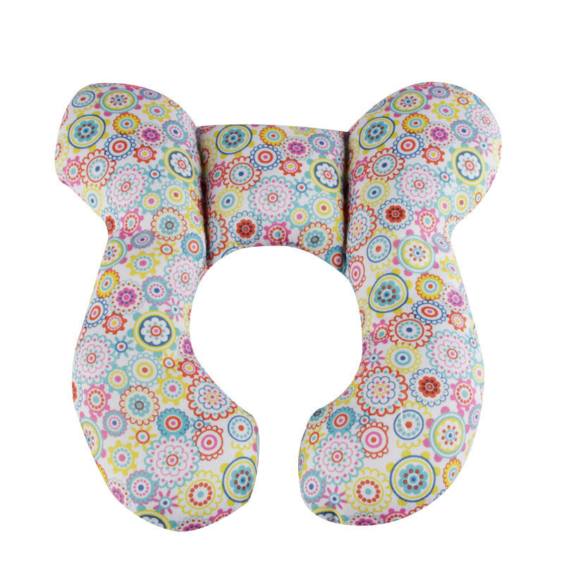 U-Shaped Baby Head Support Pillow Stroller & Car Seat Use