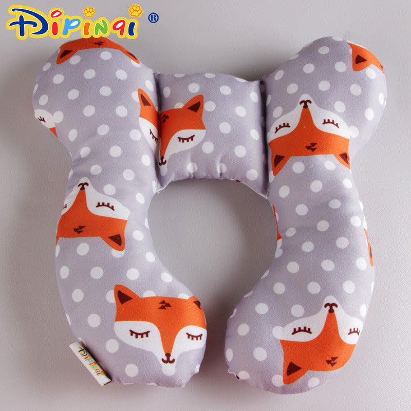 U-Shaped Baby Head Support Pillow Stroller & Car Seat Use