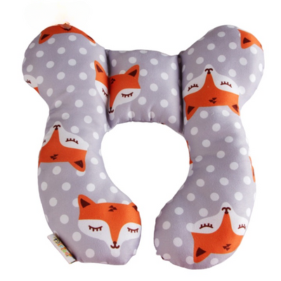 U-Shaped Baby Head Support Pillow Stroller & Car Seat Use