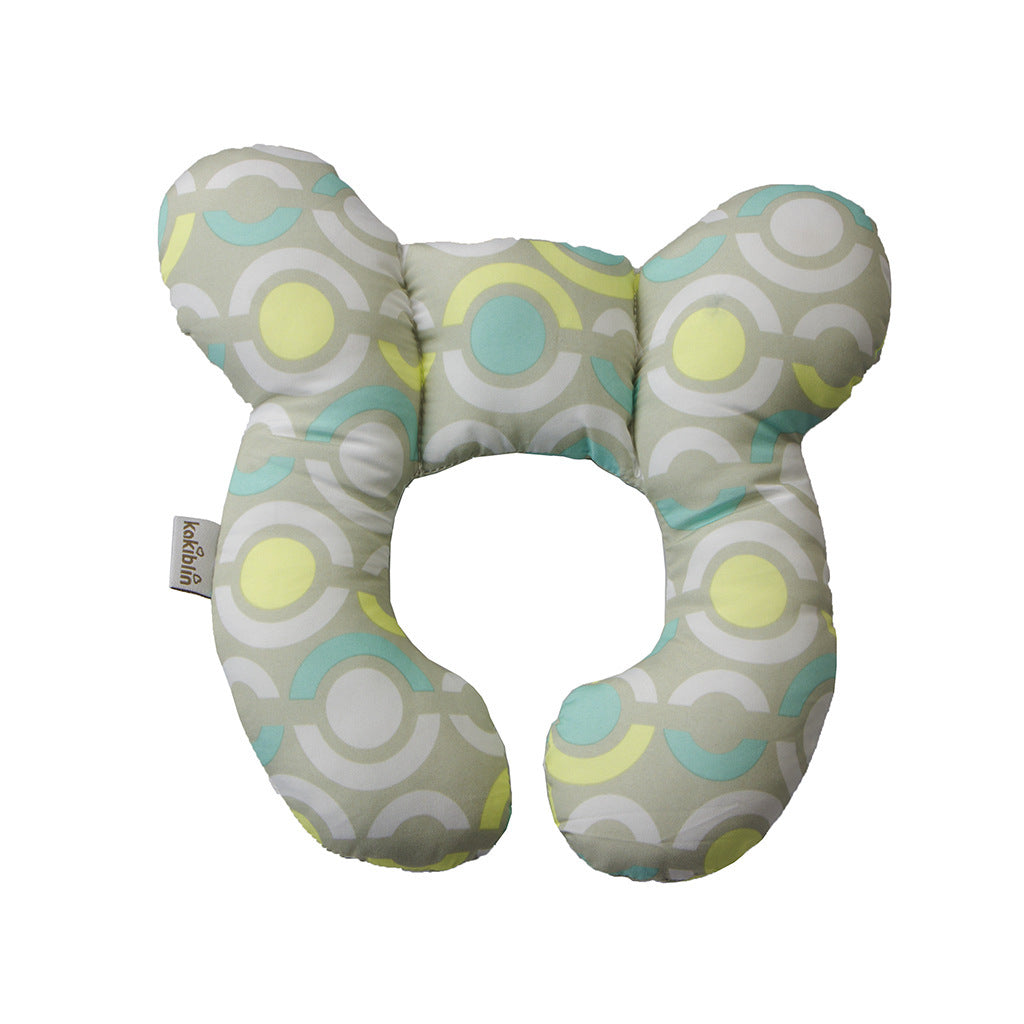 U-Shaped Baby Head Support Pillow Stroller & Car Seat Use