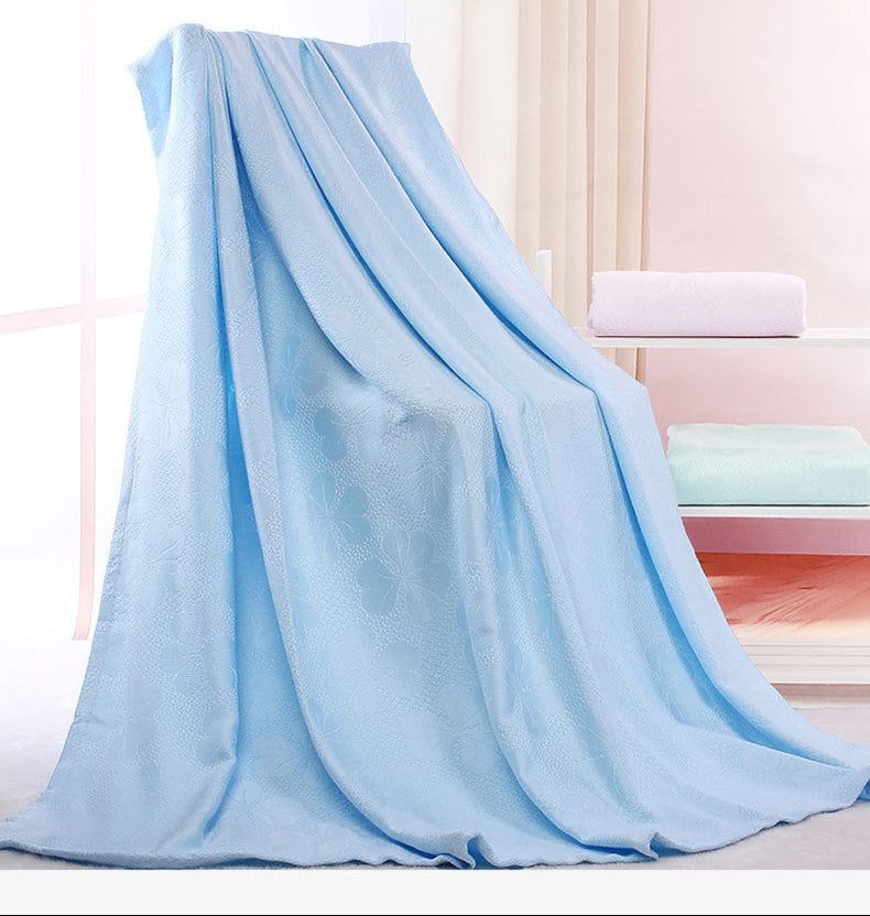 Bamboo Fiber Blanket – Soft & Breathable Nap Throw