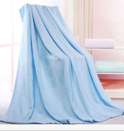 Bamboo Fiber Blanket – Soft & Breathable Nap Throw