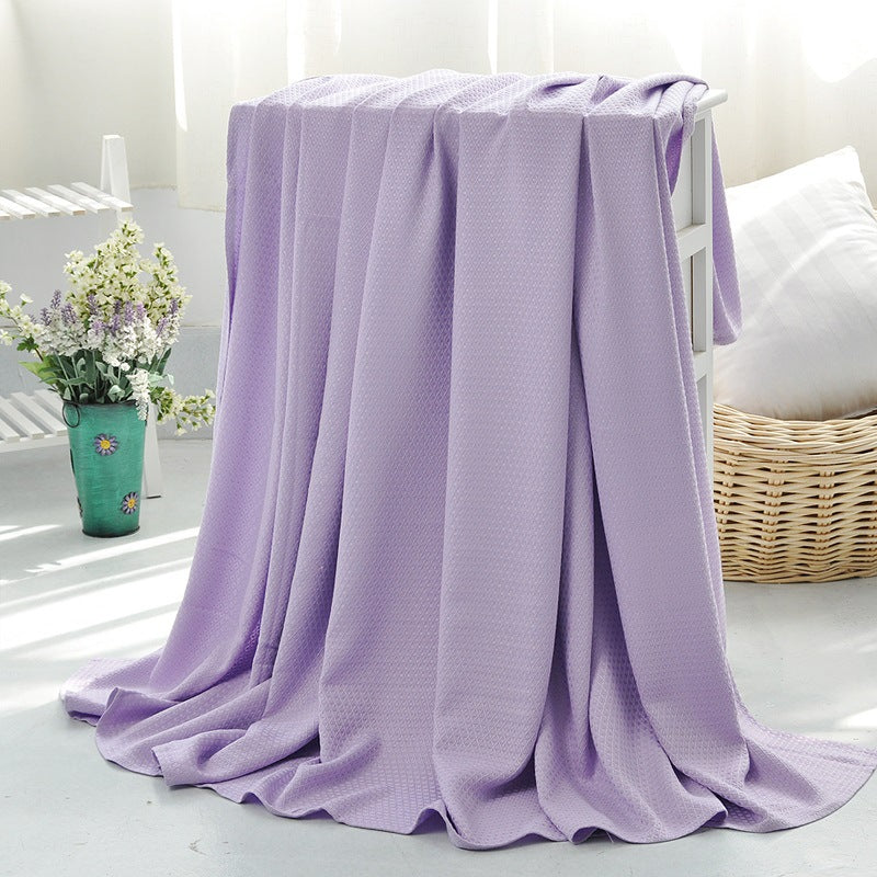 Bamboo Fiber Blanket – Soft & Breathable Nap Throw