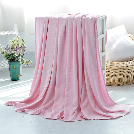Bamboo Fiber Blanket – Soft & Breathable Nap Throw