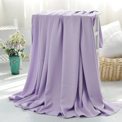 Bamboo Fiber Blanket – Soft & Breathable Nap Throw