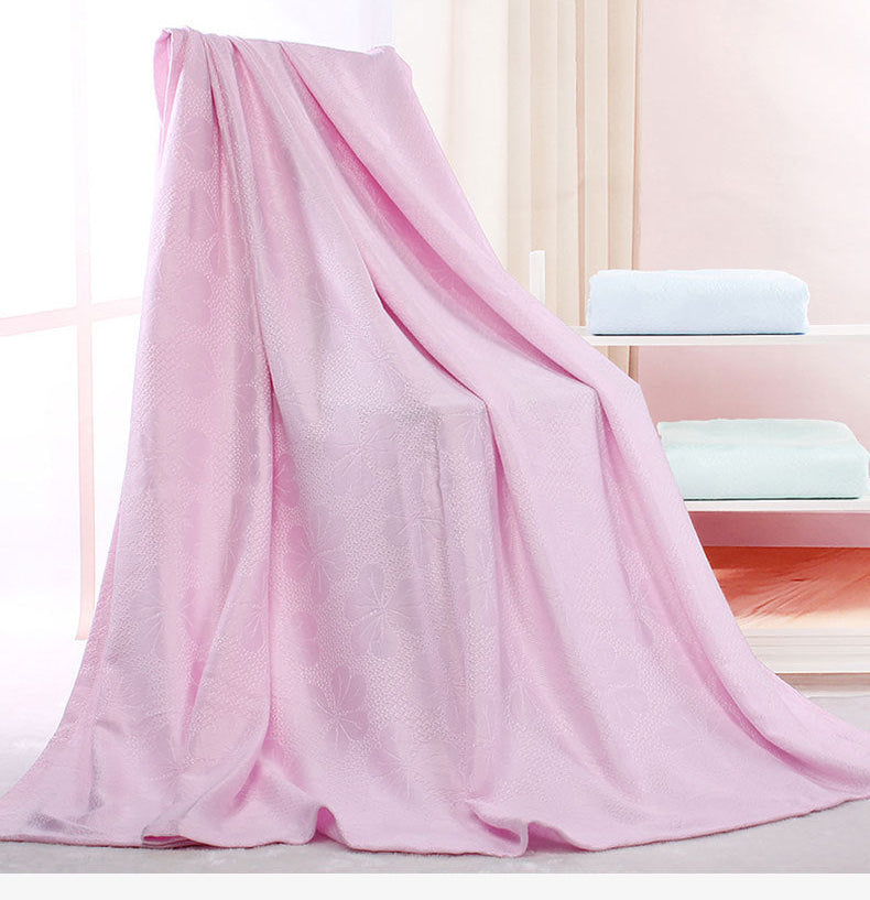 Bamboo Fiber Blanket – Soft & Breathable Nap Throw