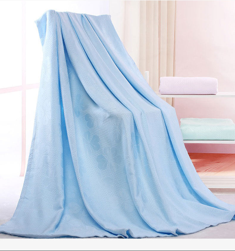 Bamboo Fiber Blanket – Soft & Breathable Nap Throw