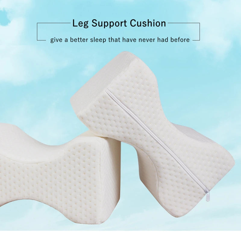 Orthopedic Memory Foam Knee Wedge Pillow Pain Relief Support