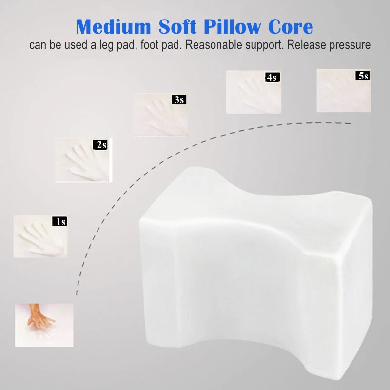 Orthopedic Memory Foam Knee Wedge Pillow Pain Relief Support