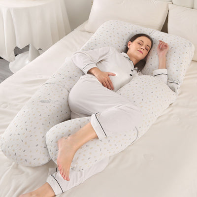 Multifunctional U-Shaped Pregnancy Pillow – Waist & Belly Support