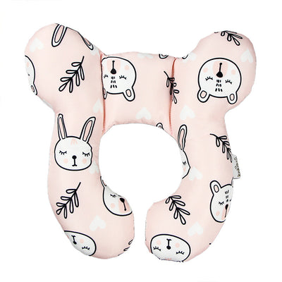 U-Shaped Baby Head Support Pillow Stroller & Car Seat Use