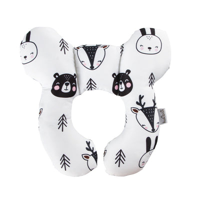 U-Shaped Baby Head Support Pillow Stroller & Car Seat Use