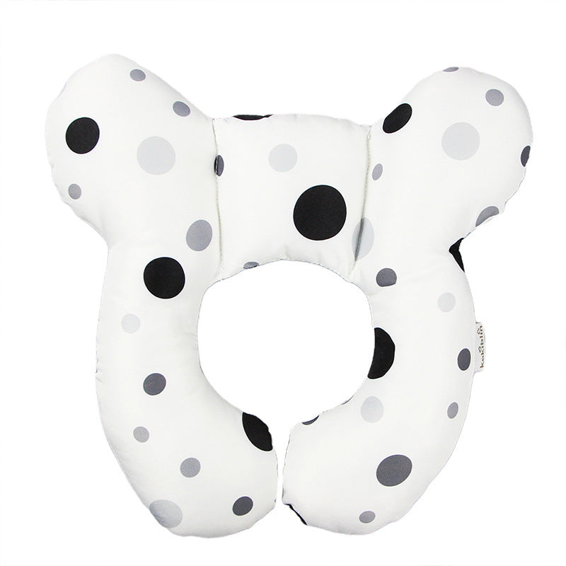 U-Shaped Baby Head Support Pillow Stroller & Car Seat Use
