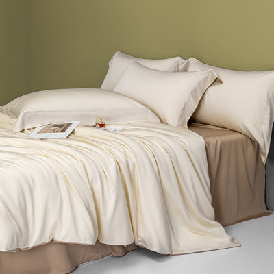 Luxury Tencel Silk Bedding Set 4-Piece Ice Cool Sleep Set