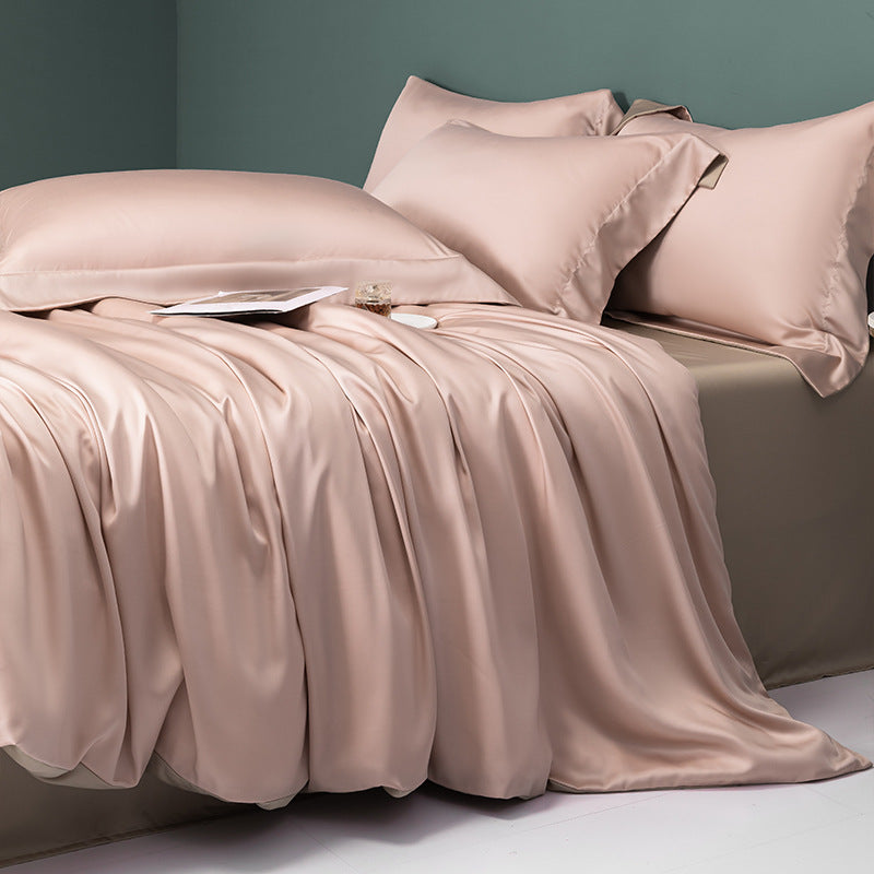 Luxury Tencel Silk Bedding Set 4-Piece Ice Cool Sleep Set