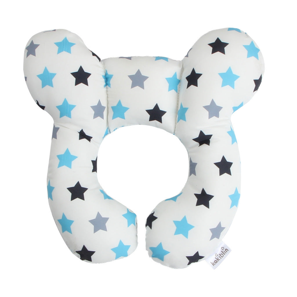 U-Shaped Baby Head Support Pillow Stroller & Car Seat Use