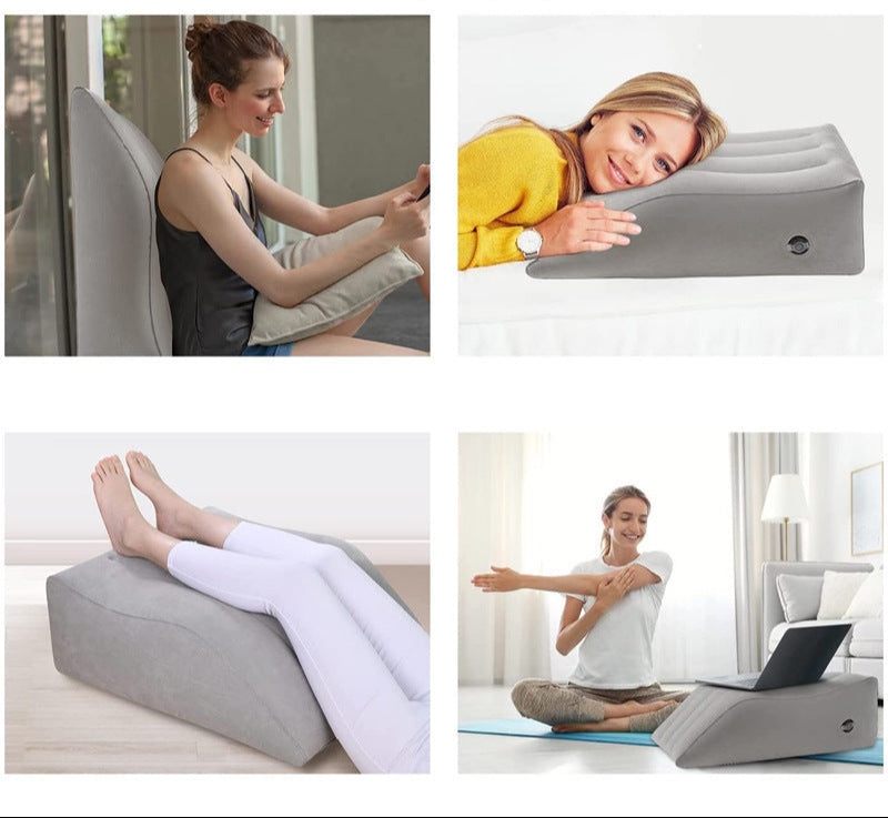Inflatable Leg Rest Pillow – Wedge Cushion for Foot & Waist Support