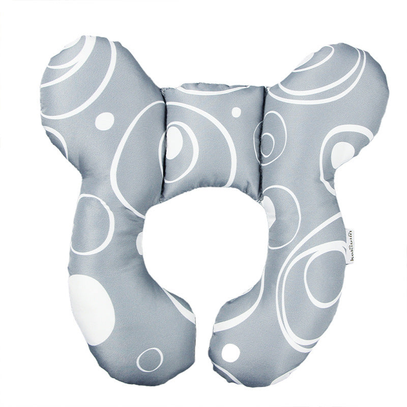U-Shaped Baby Head Support Pillow Stroller & Car Seat Use