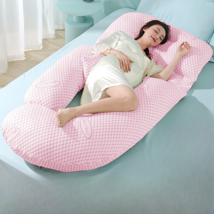 Multifunctional U-Shaped Pregnancy Pillow – Waist & Belly Support