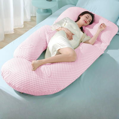 Multifunctional U-Shaped Pregnancy Pillow – Waist & Belly Support