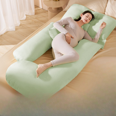 Multifunctional U-Shaped Pregnancy Pillow – Waist & Belly Support