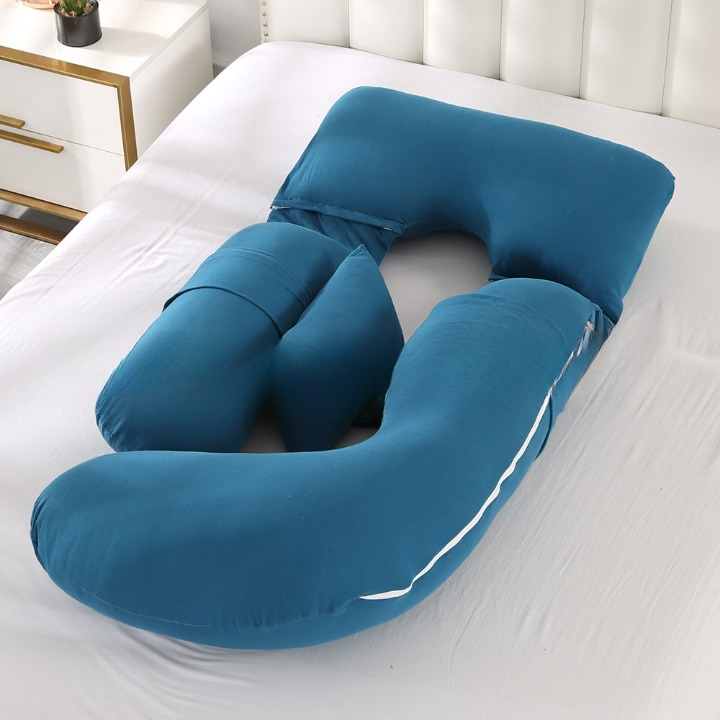 Multifunctional U-Shaped Pregnancy Pillow – Waist & Belly Support