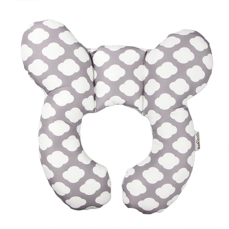 U-Shaped Baby Head Support Pillow Stroller & Car Seat Use