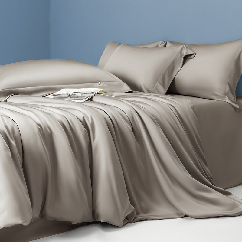 Luxury Tencel Silk Bedding Set 4-Piece Ice Cool Sleep Set