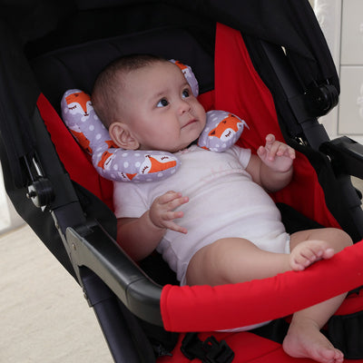 U-Shaped Baby Head Support Pillow Stroller & Car Seat Use