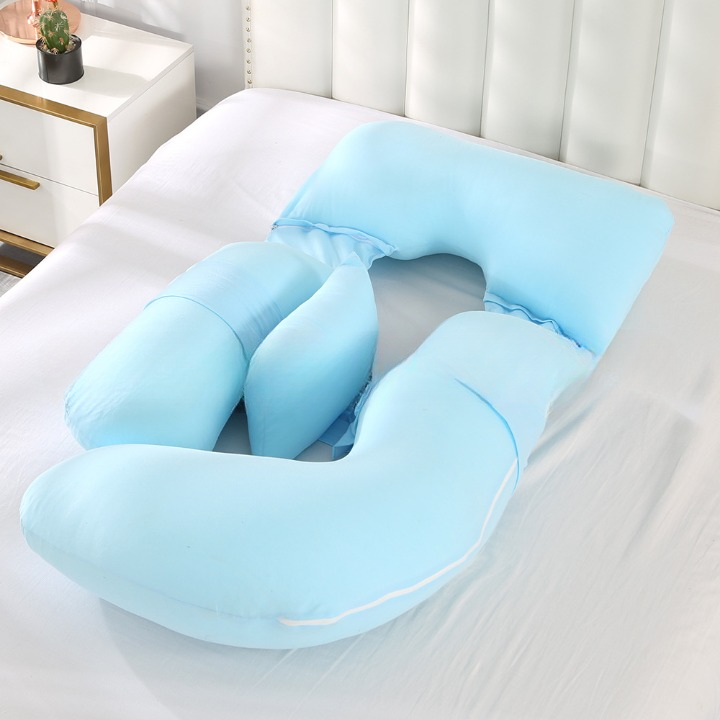 Multifunctional U-Shaped Pregnancy Pillow – Waist & Belly Support
