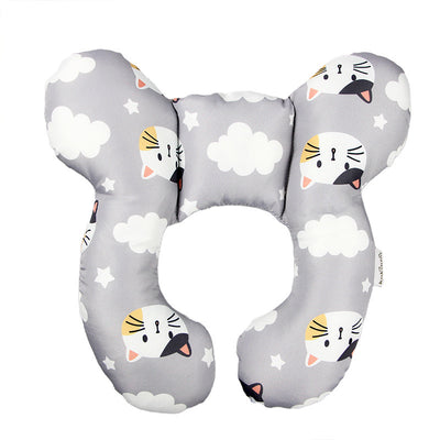 U-Shaped Baby Head Support Pillow Stroller & Car Seat Use
