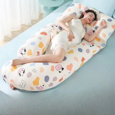 Multifunctional U-Shaped Pregnancy Pillow – Waist & Belly Support