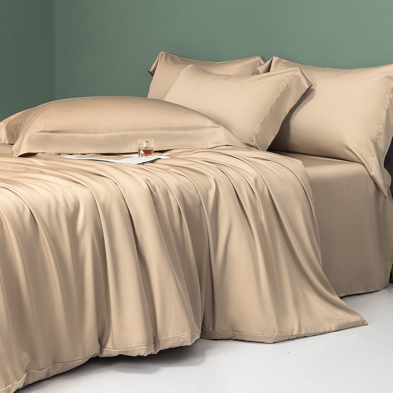 Luxury Tencel Silk Bedding Set 4-Piece Ice Cool Sleep Set