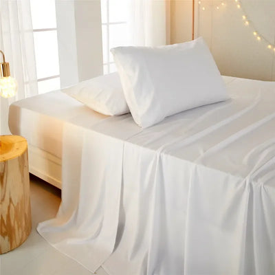 Bamboo Fiber Bedding Set – Cooling 4-Piece with Fitted Sheet & Pillowcases