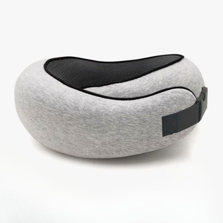 U-Shaped Memory Foam Travel Pillow Neck Support for Airplane & Nap