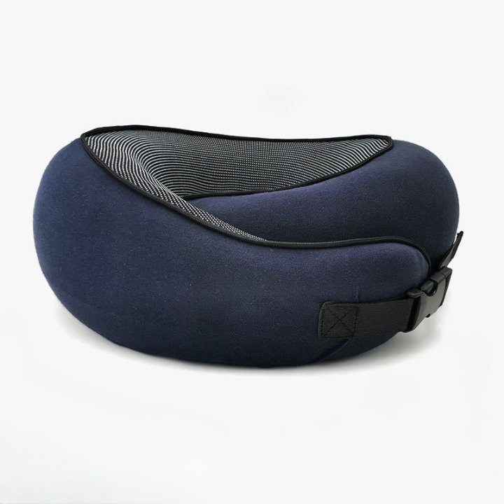 U-Shaped Memory Foam Travel Pillow Neck Support for Airplane & Nap