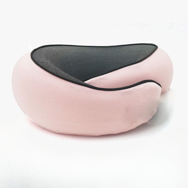 U-Shaped Memory Foam Travel Pillow Neck Support for Airplane & Nap