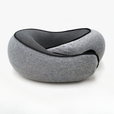 U-Shaped Memory Foam Travel Pillow Neck Support for Airplane & Nap