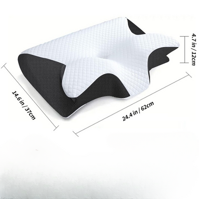 Butterfly Memory Foam Neck Pillow Cervical & Sleep Support