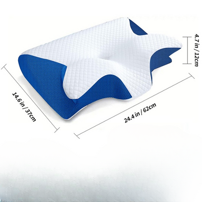 Butterfly Memory Foam Neck Pillow Cervical & Sleep Support